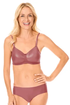 Amoena Ivy Padded Mastectomy Bra - Pink October