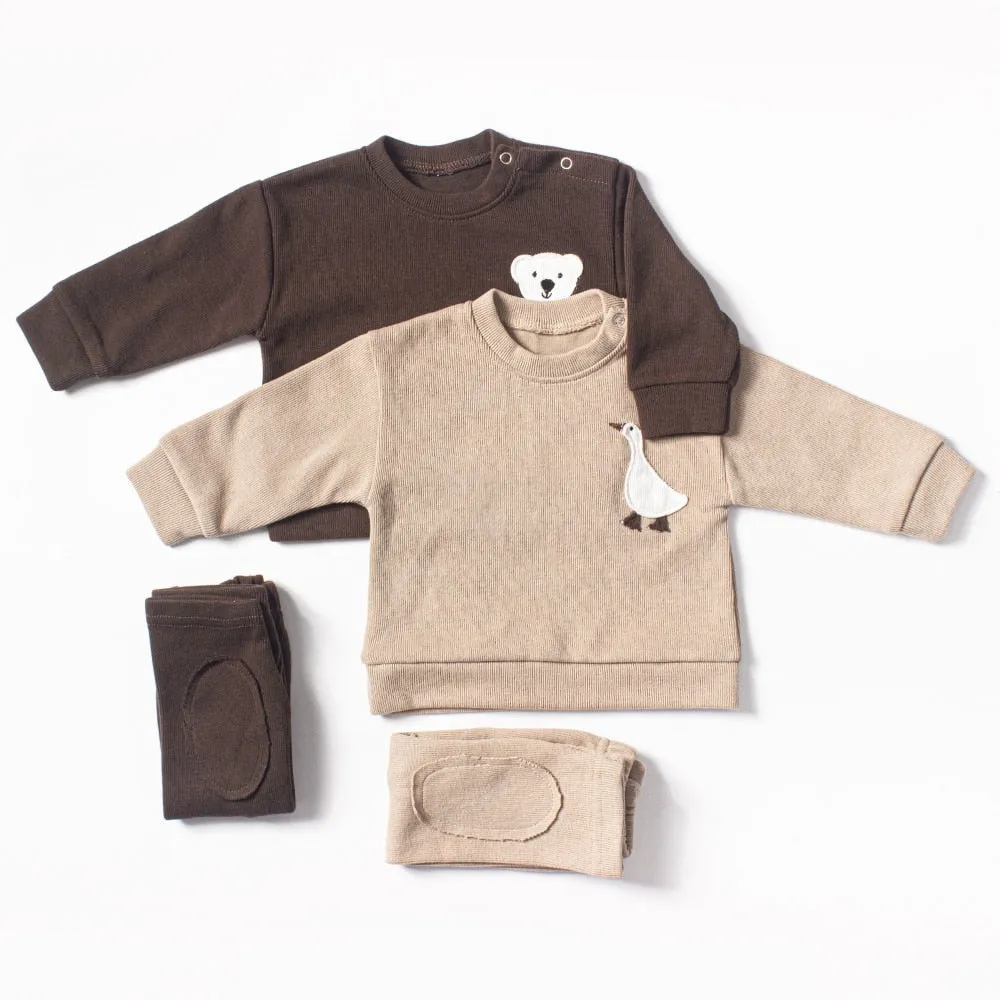 Angry goose Baby Sweatshirts Sets