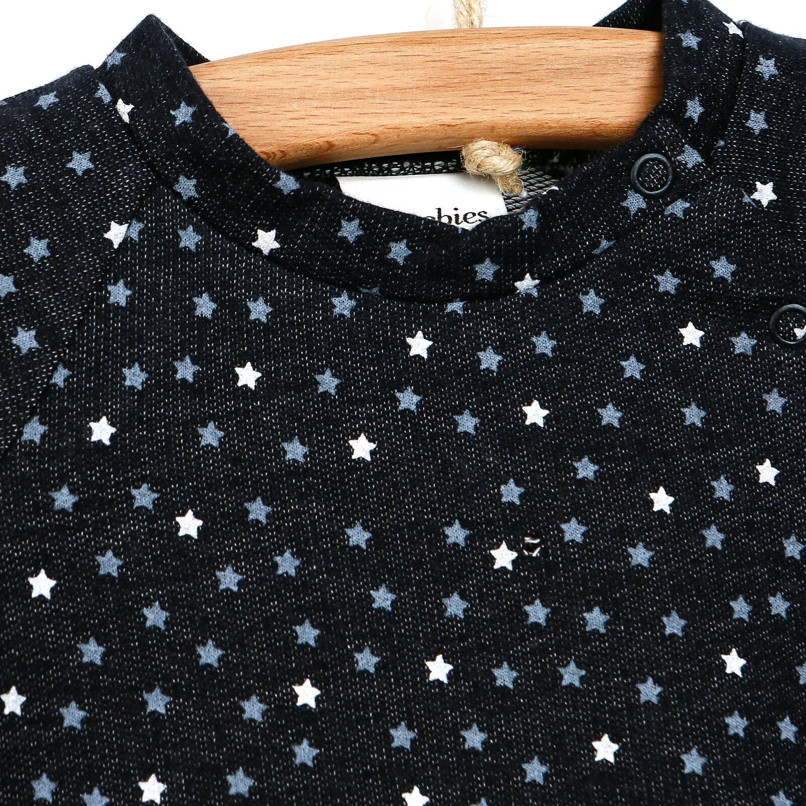 Antebies Newborn Sky Organic Sweatshirt - Navy Blue