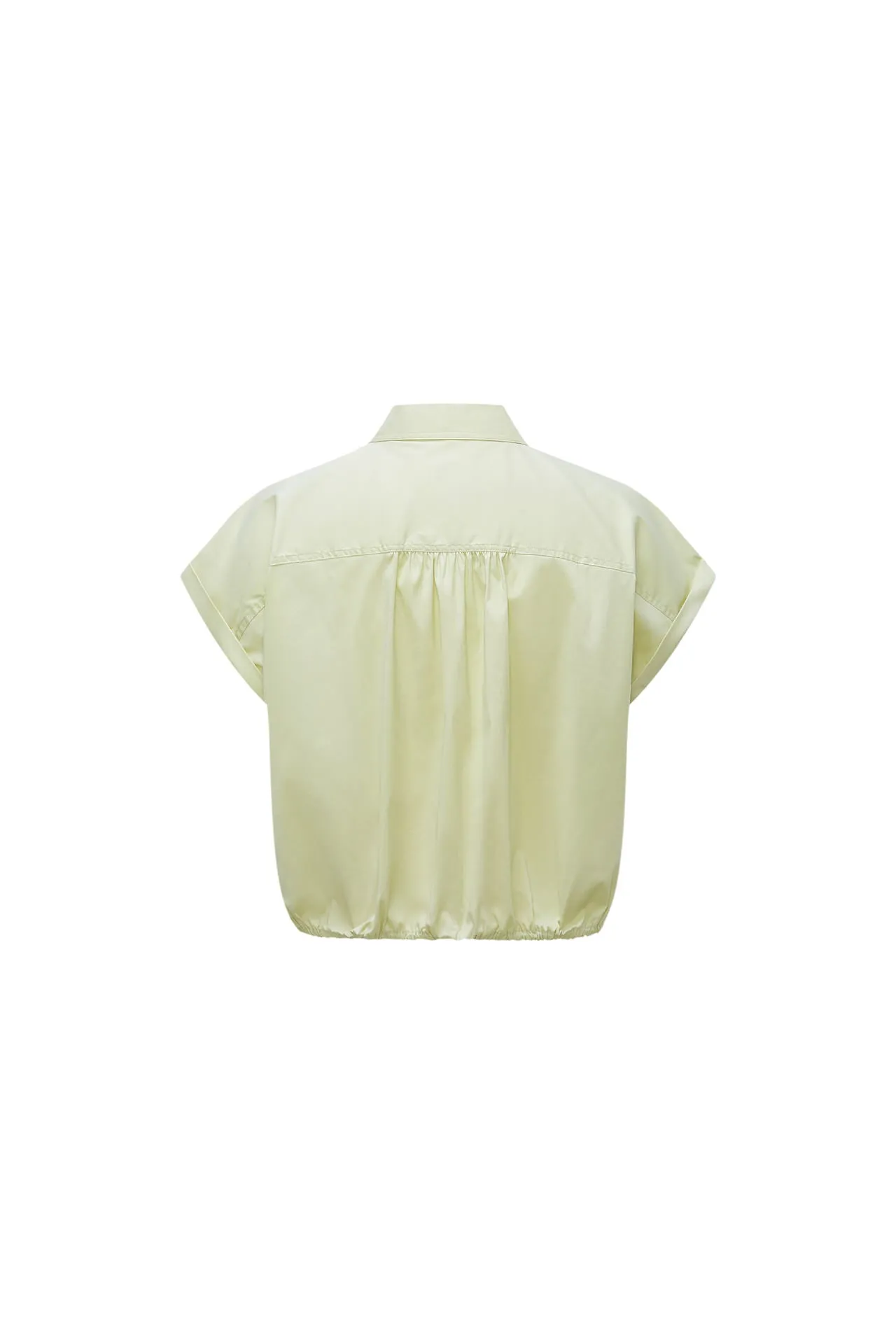 Anti UV Poplin Cocoon Shirt