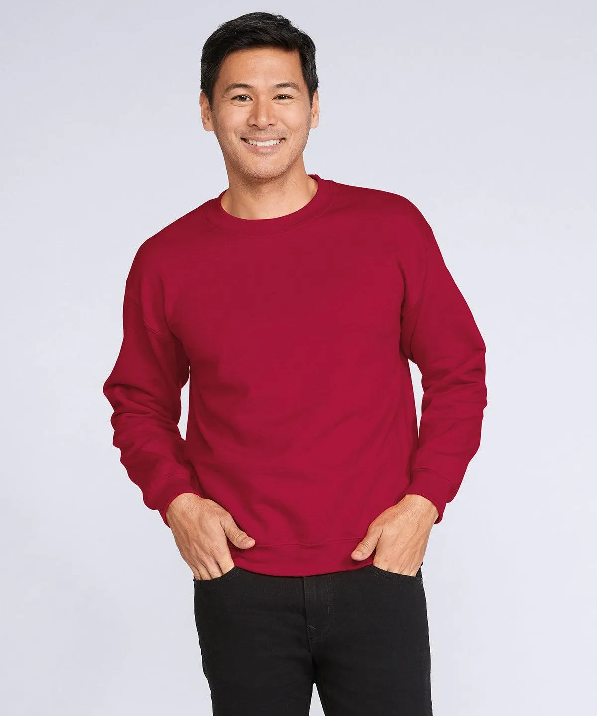 Antique Cherry Red - Heavy Blend™ adult crew neck sweatshirt