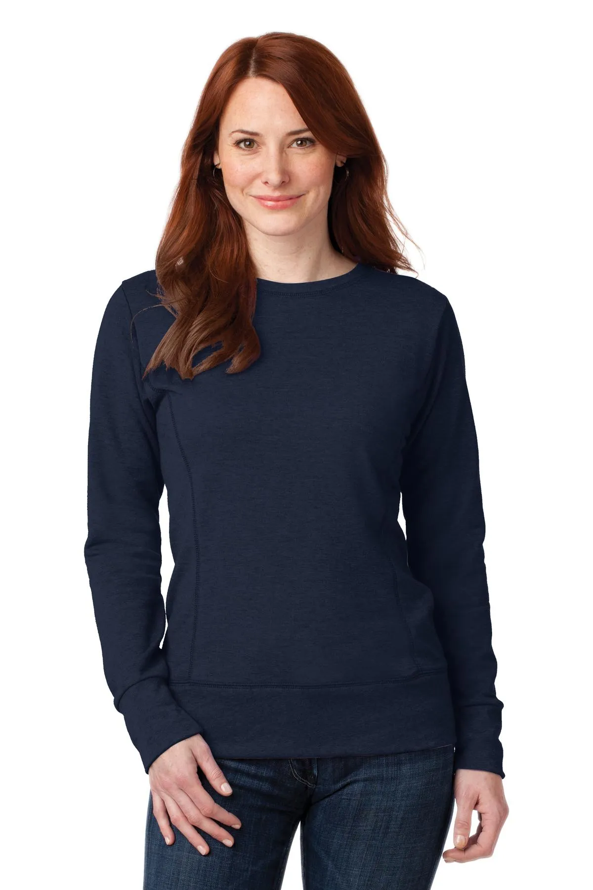 Anvil Ladies French Terry Crewneck Sweatshirt. 72000L