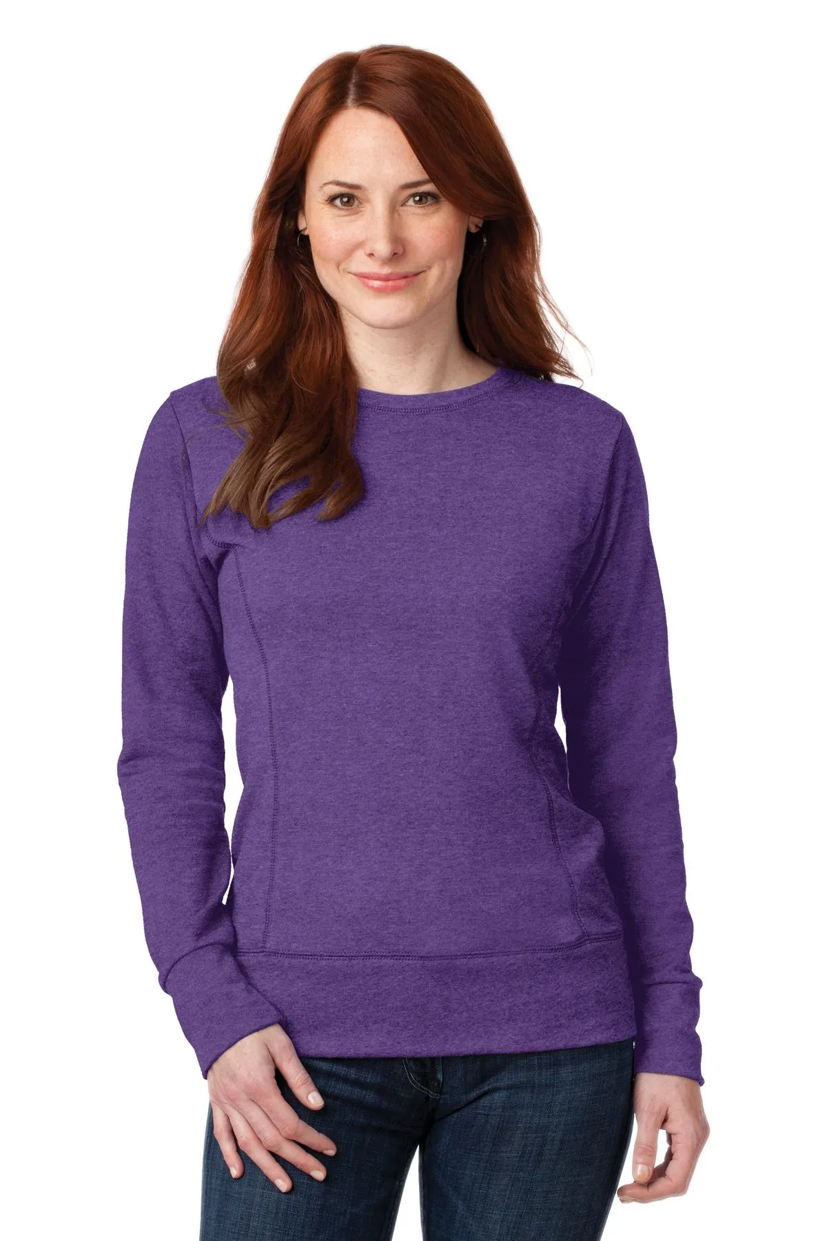 Anvil Ladies French Terry Crewneck Sweatshirt. 72000L