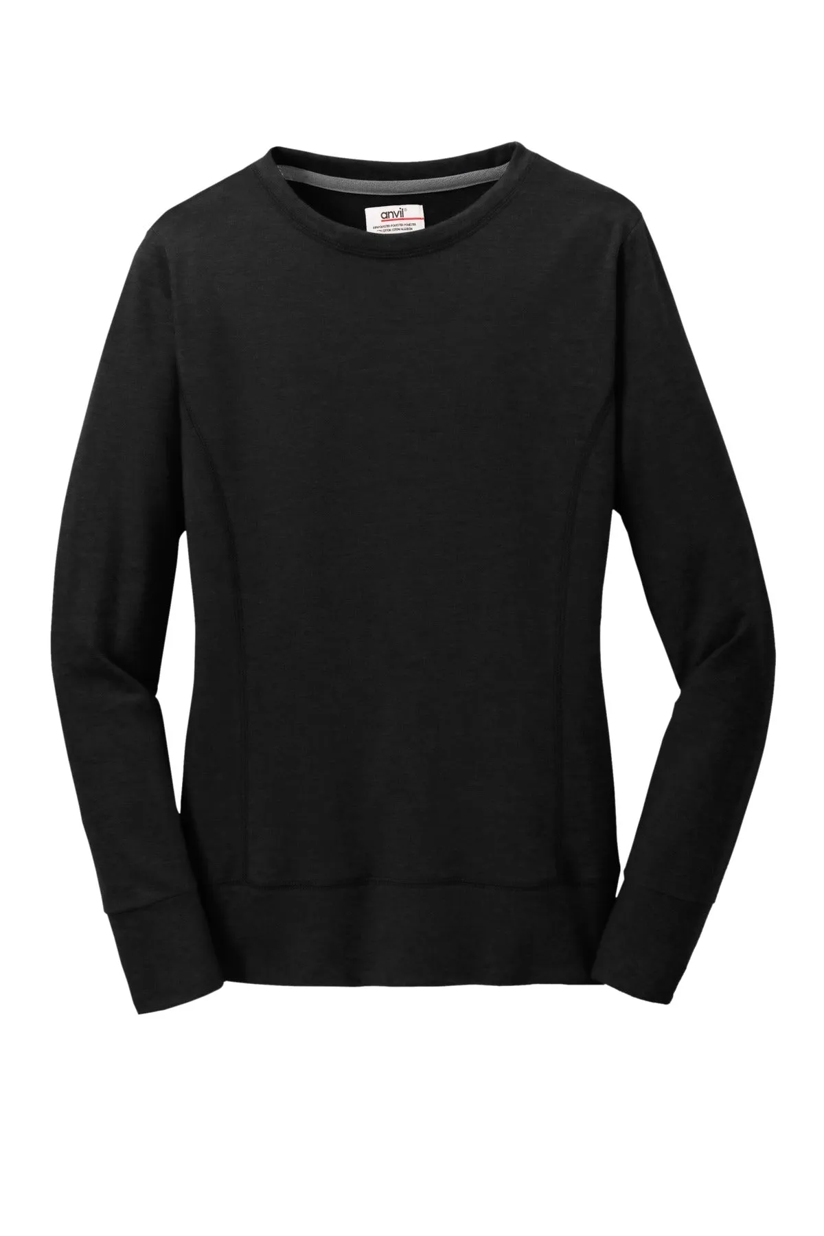 Anvil Ladies French Terry Crewneck Sweatshirt. 72000L