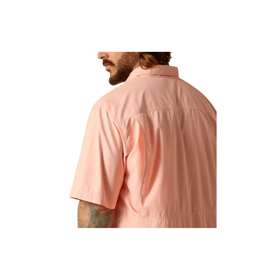 Ariat Men's VentTEK Outbound Classic Fit Apricot Blush Shirt