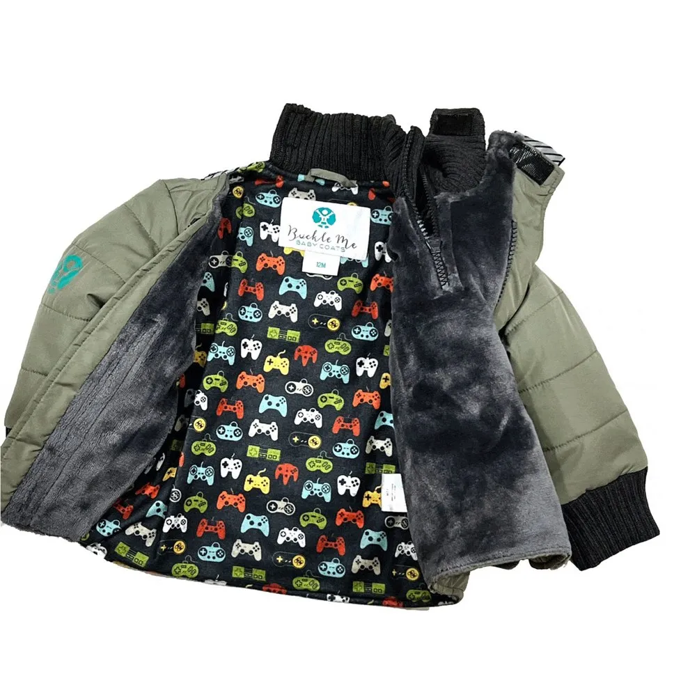 Buckle Me Baby Coats Car Seat Toastiest Winter Coat - Player One (6-9 Months)