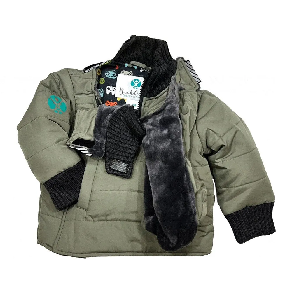 Buckle Me Baby Coats Car Seat Toastiest Winter Coat - Player One (6-9 Months)