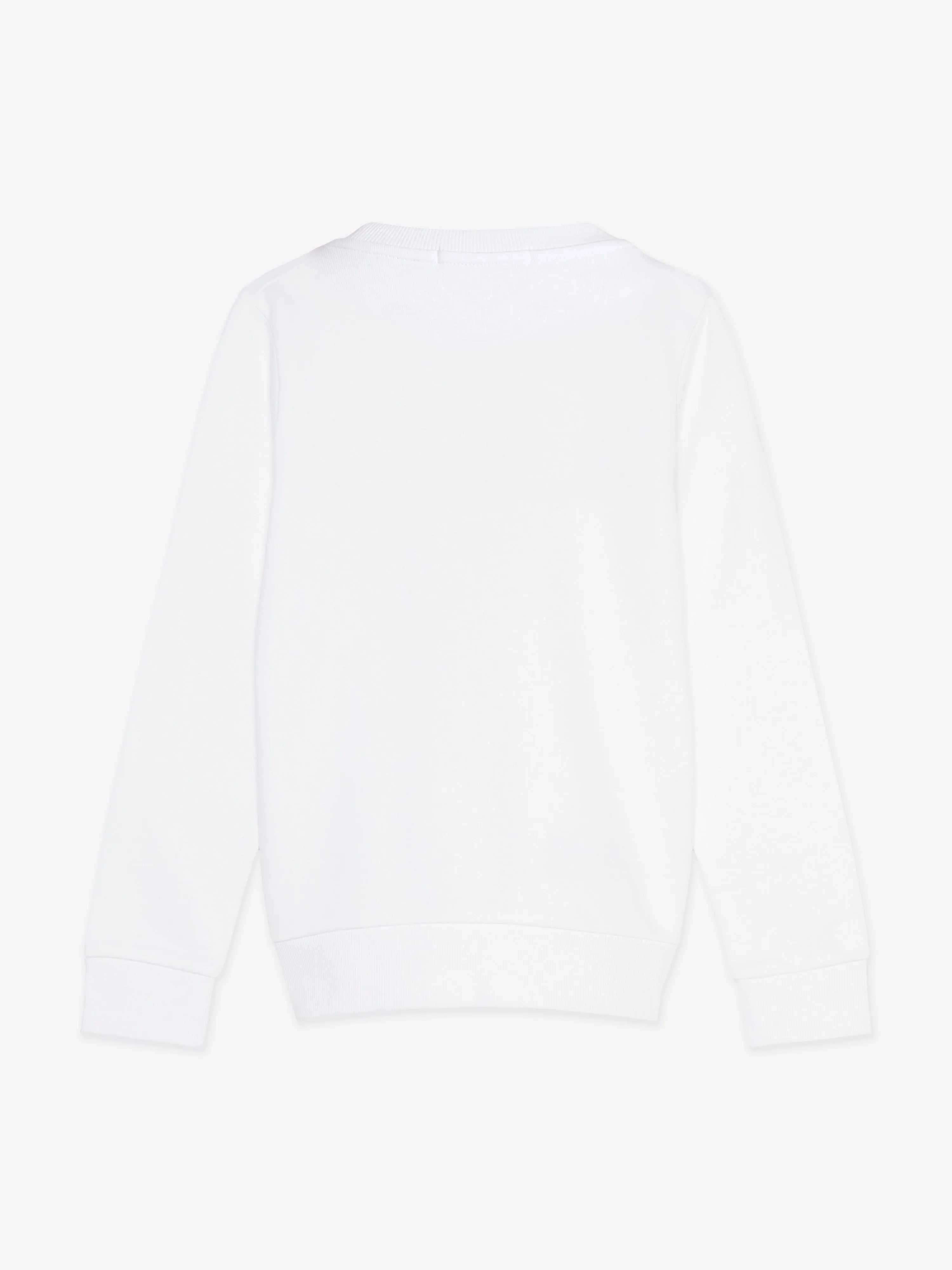 Calvin Klein Kids Logo Sweatshirt in White