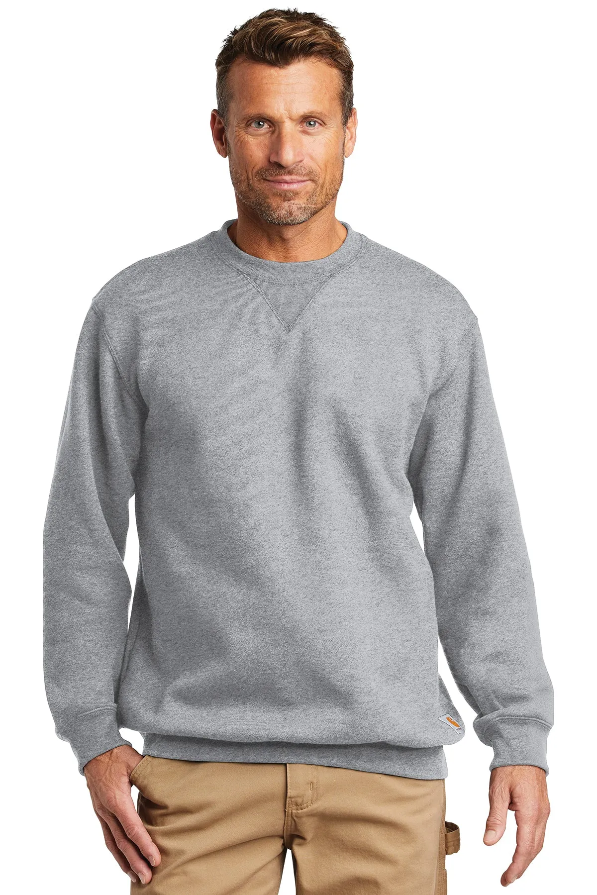 Carhartt Midweight Custom Sweatshirts, Heather Grey