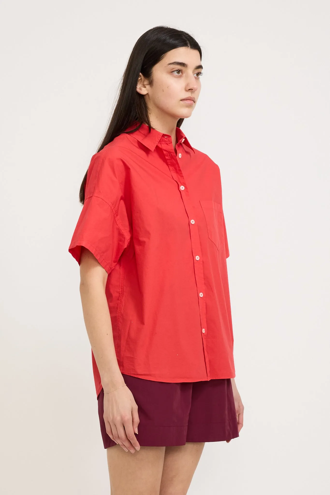 Chiara Short Sleeve Shirt Grenadine