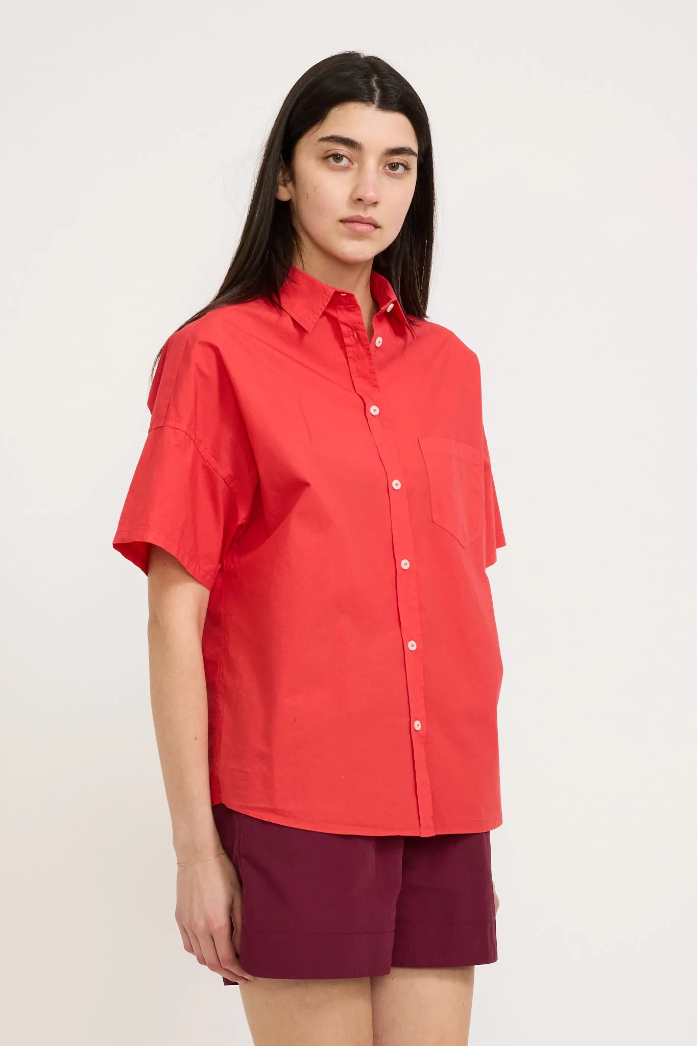 Chiara Short Sleeve Shirt Grenadine