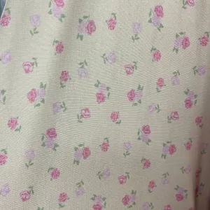 Cotton Jersey - Cute Pink Floral  - Sold By Half Metre