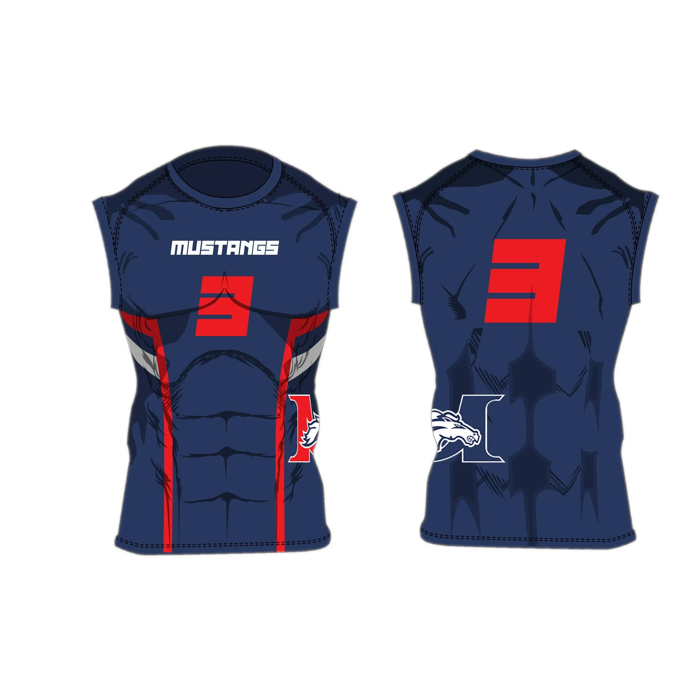 Custom Sleeveless Compression Shirts