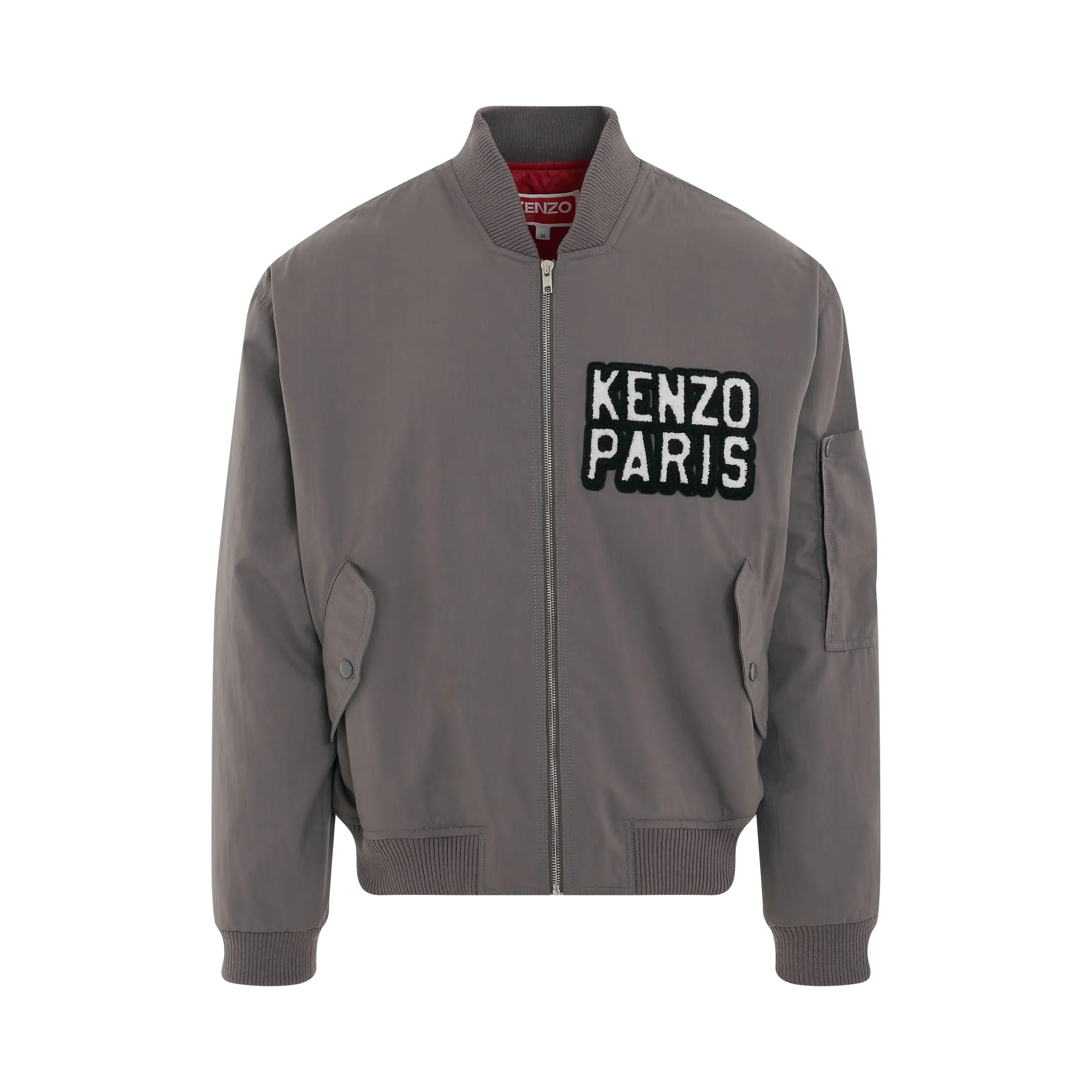 Elevated Flight Bomber Jacket in Middle Grey