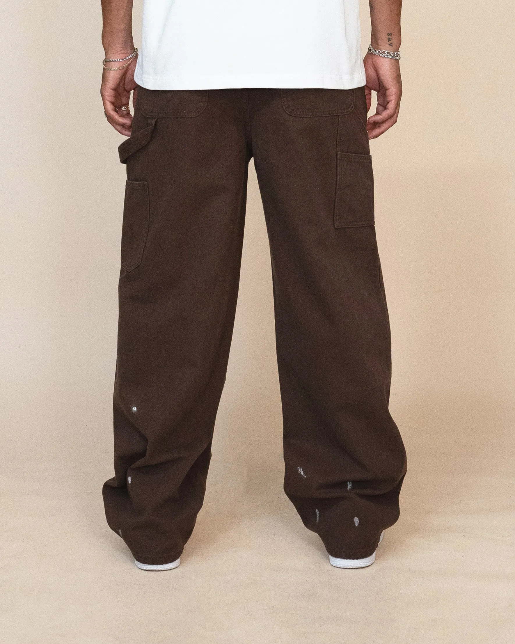 EPTM VINTAGE CARPENTER PANTS - BROWN