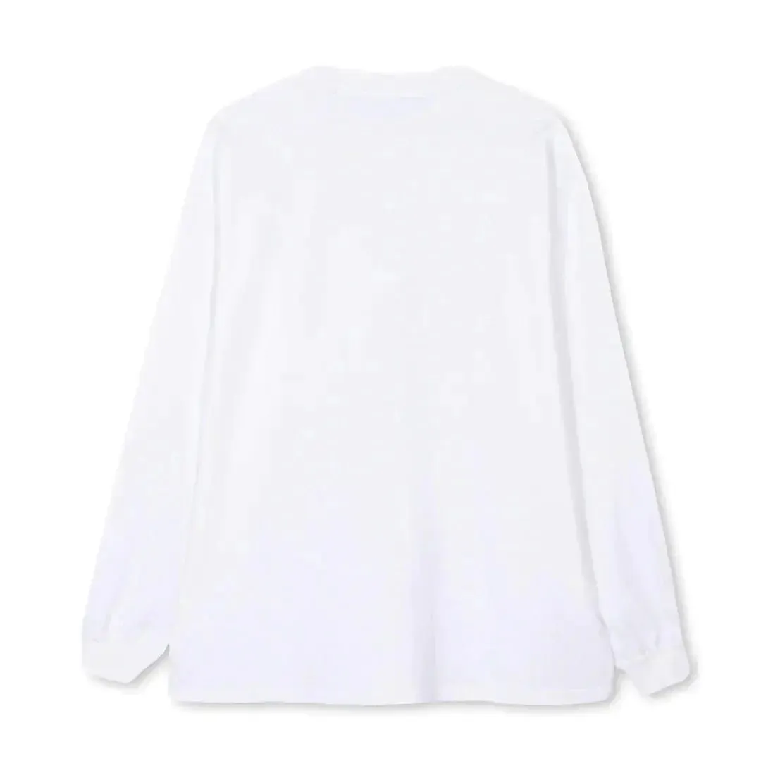 Everyday Oversized Long Sleeve - Basic Sweatshirt - White