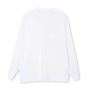 Everyday Oversized Long Sleeve - Basic Sweatshirt - White