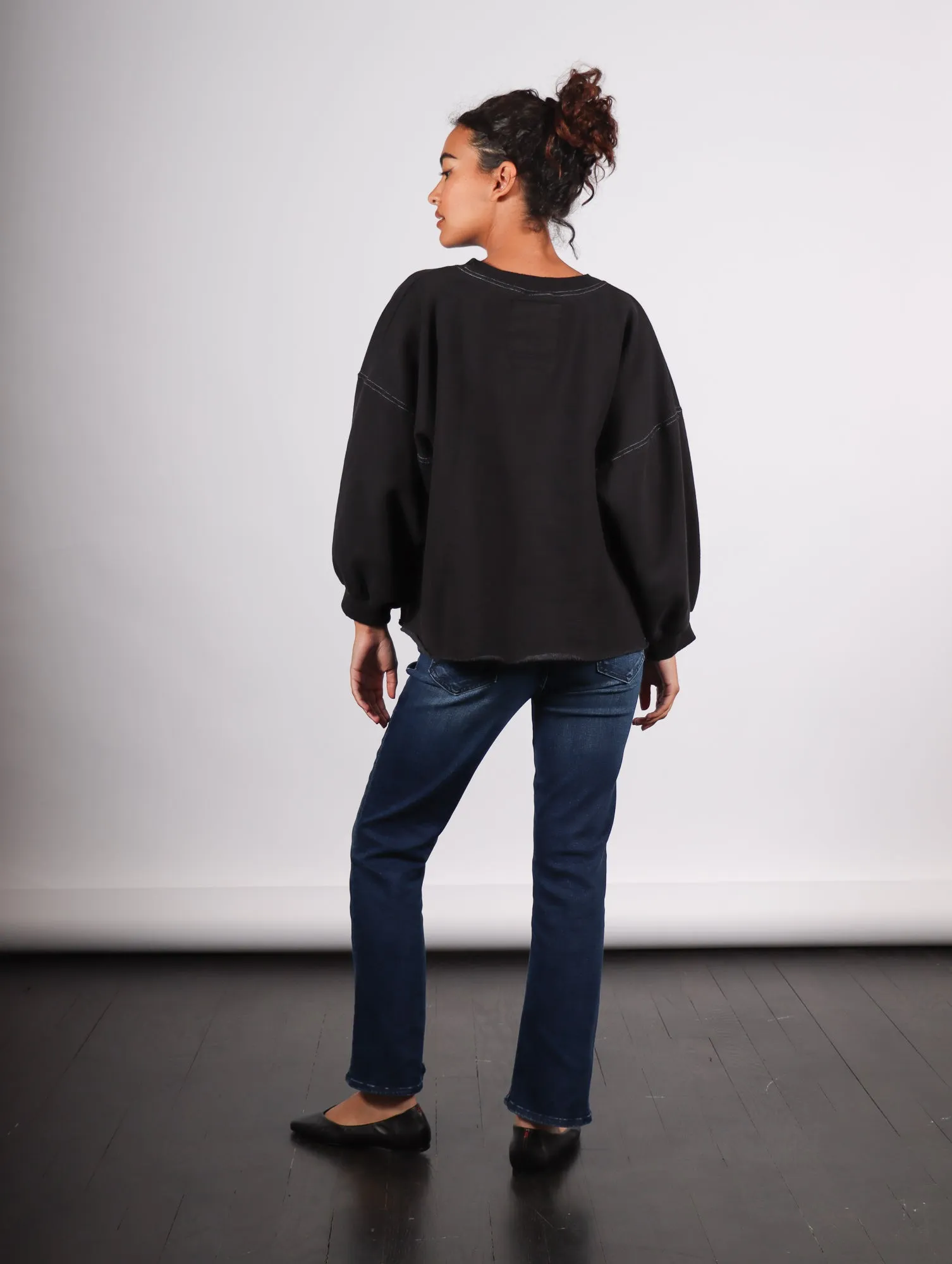 Fond Sweatshirt in Charcoal by Rachel Comey