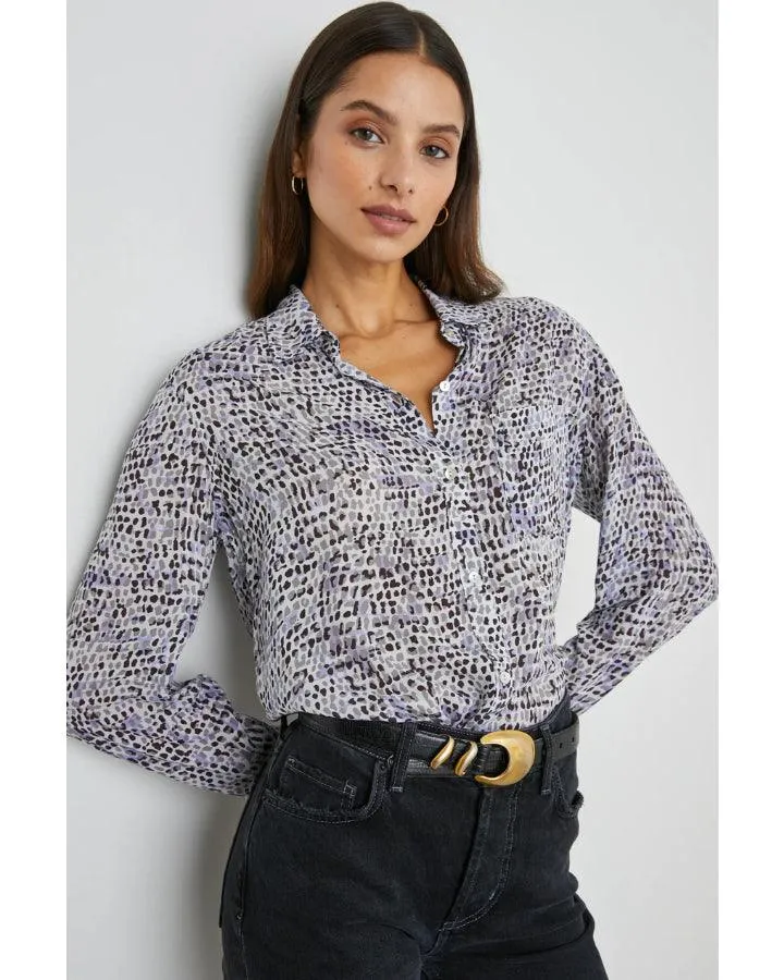 Josephine Reptile Print Shirt