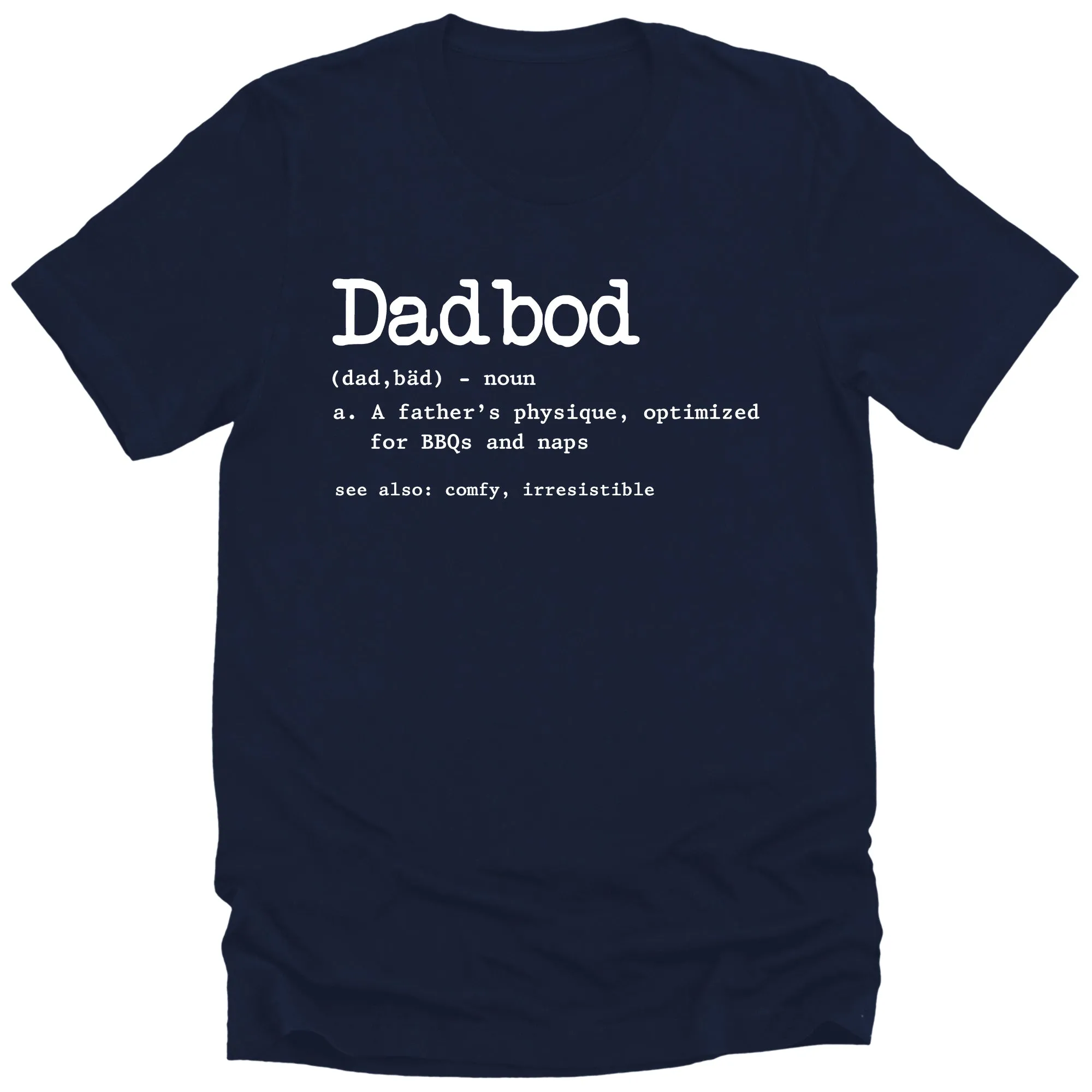 Mens Dad Bod Graphic Tee Cool Premium Tshirt