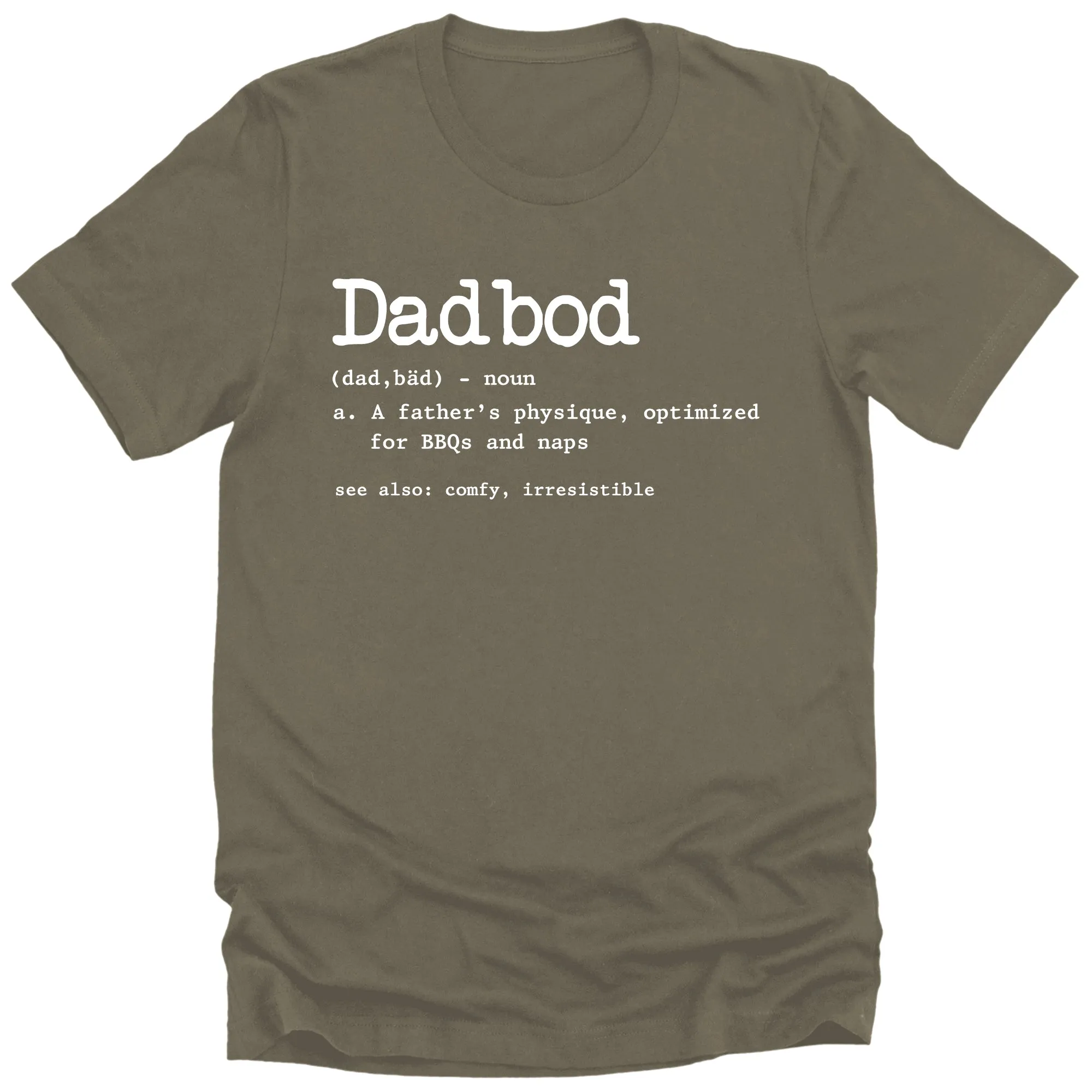 Mens Dad Bod Graphic Tee Cool Premium Tshirt