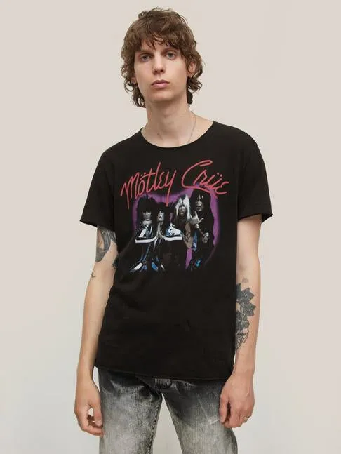 MOTLEY CRUE PURPLE TEE KGR5925-KW3B1