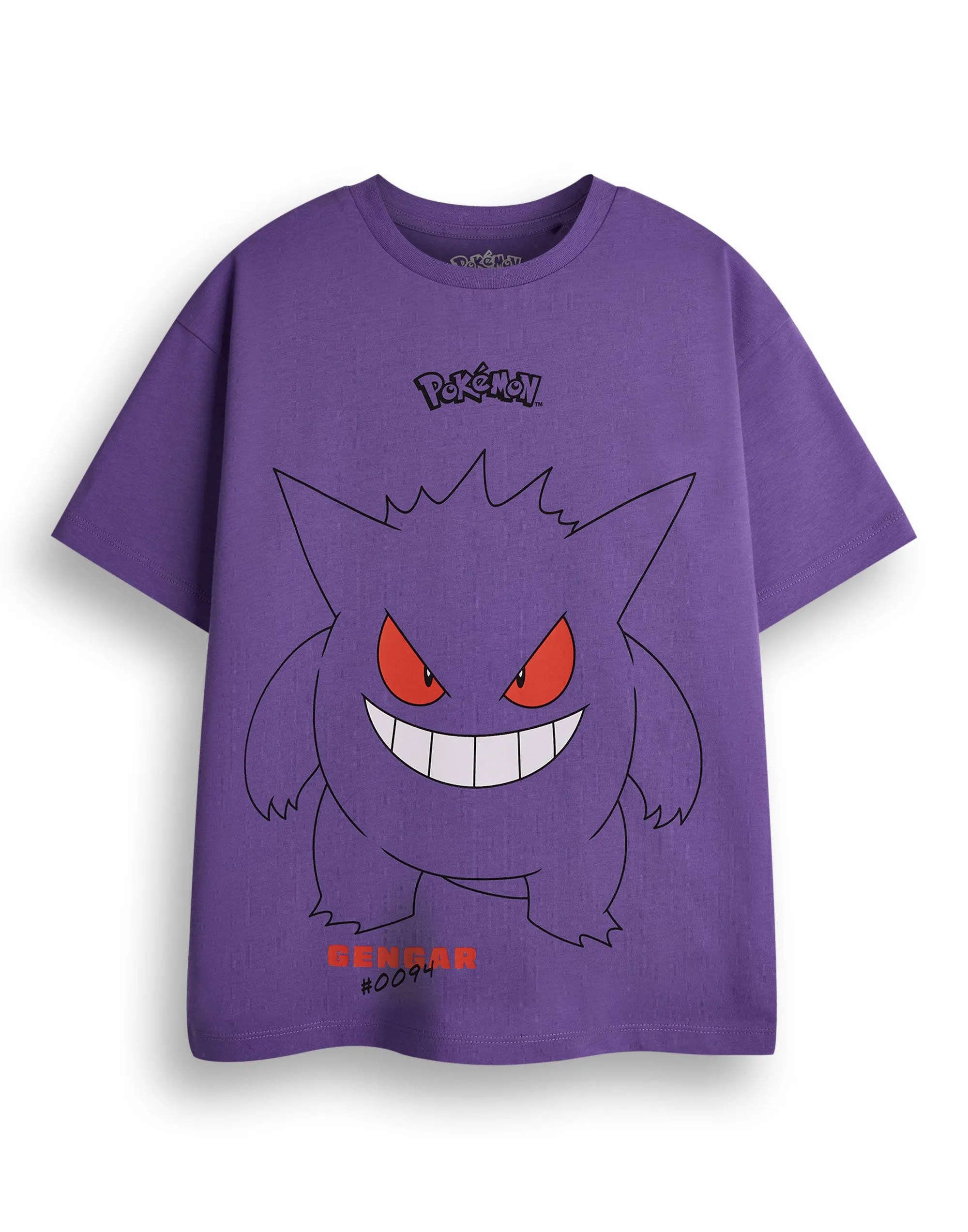 Pokemon Pikachu, Charazard & Gengar Boys Multicoloured Multi-Pack of 3 Short-Sleeved T-Shirts