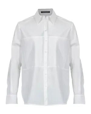 Poplin Front Panel Shirt