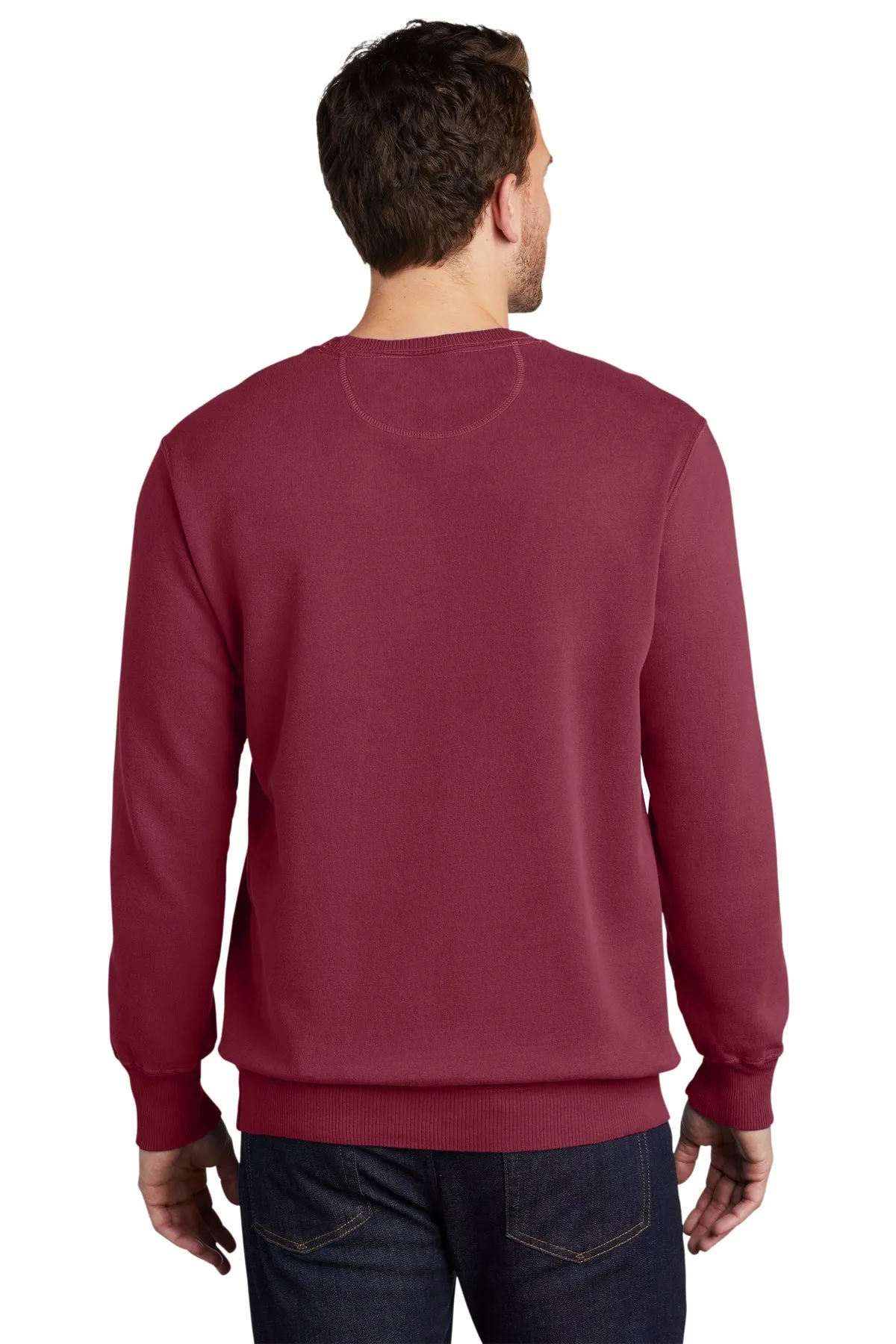 Port & Company Pigment Dyed Custom Sweatshirts, Merlot