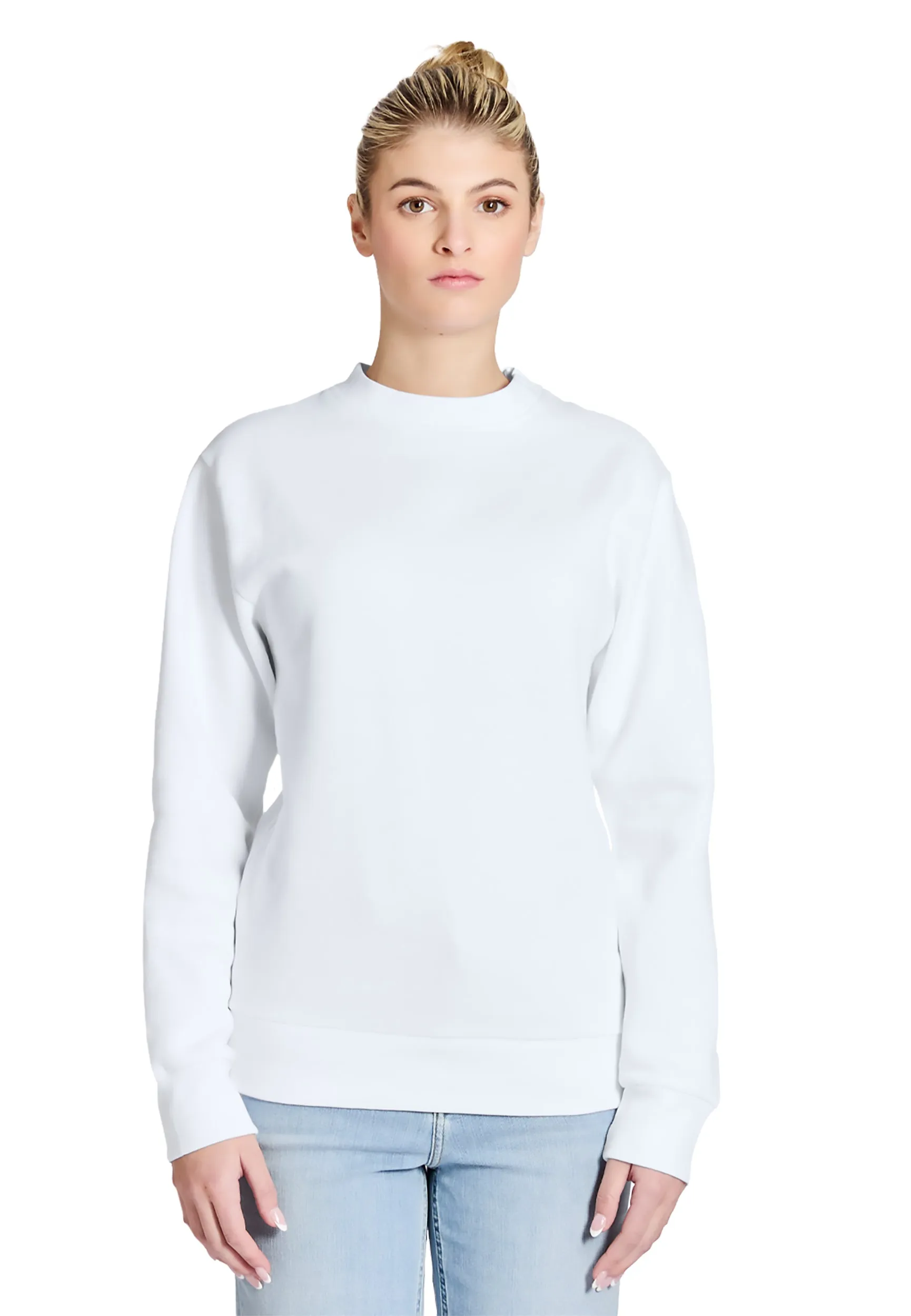 Premium Streetwear Women Sweatshirt - White