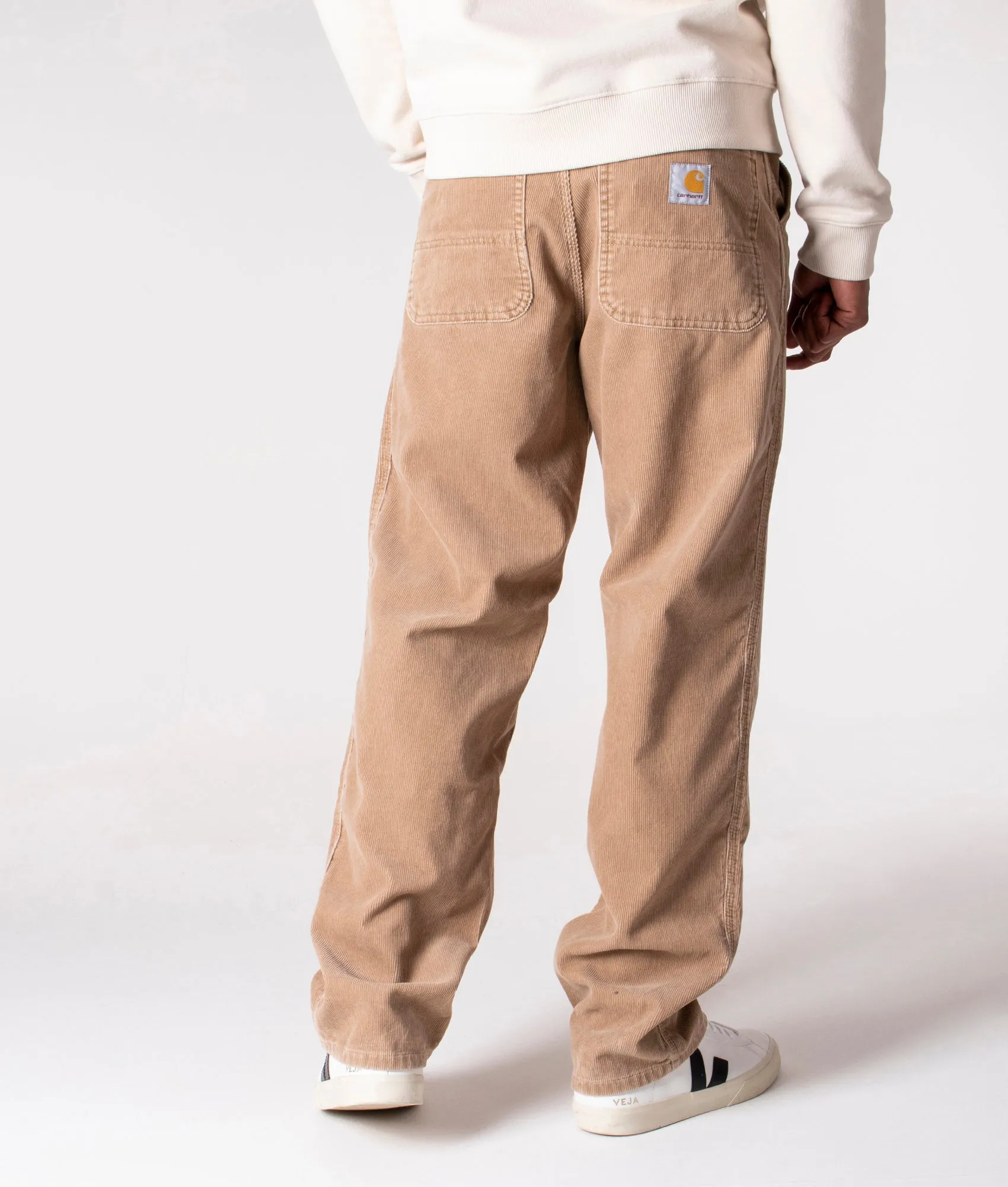 Relaxed Fit Simple Corduroy Pants