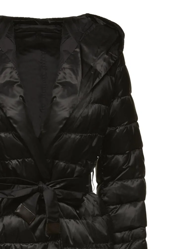 'S Max Mara Quilted Hooded Coat