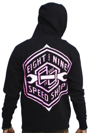 Speed Shop Polarized Pink Zip Up Sweatshirt