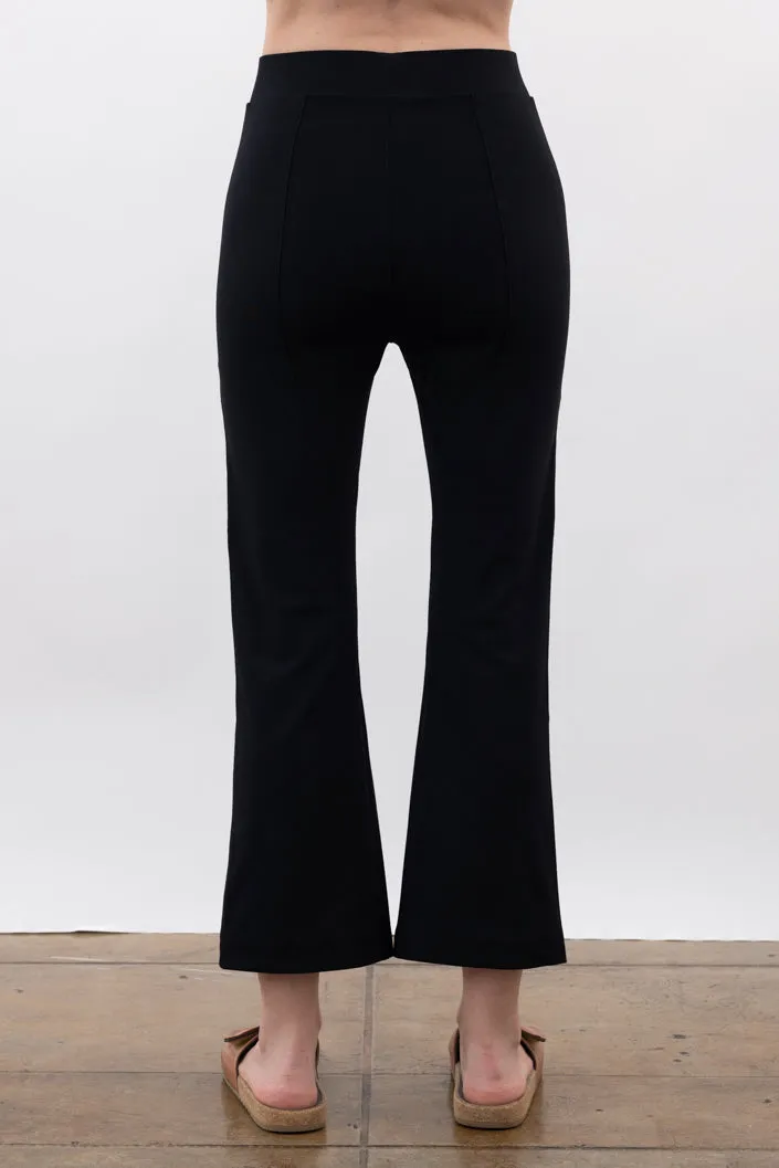 Tech Stretch Flare Legging with Utility Pockets - VISTA CORE