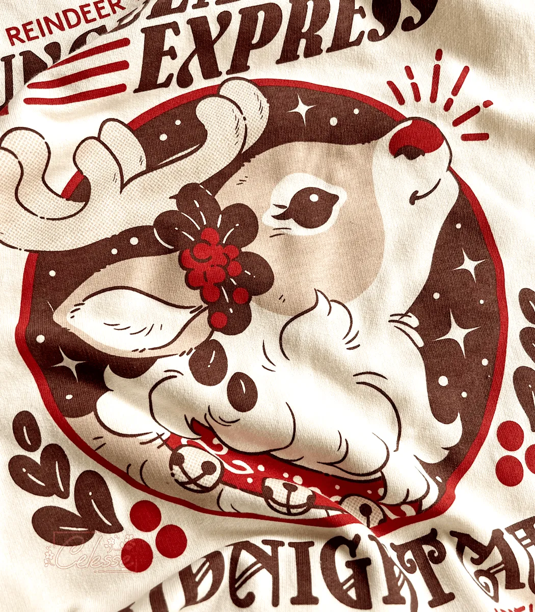 Ungulate Express Reindeer Mail Shirt