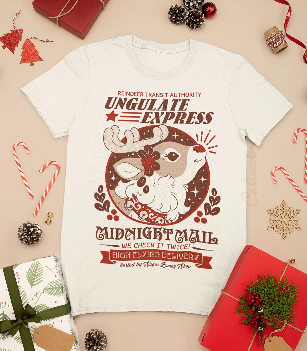 Ungulate Express Reindeer Mail Shirt