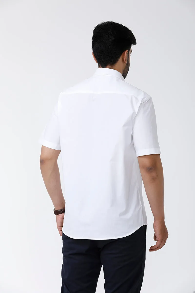 White Field - 100%Cotton Formal White Shirt For Men | Uathayam